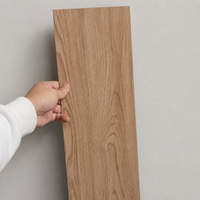Dalles de vinyle autocollantes 60 x 60 LVT aspect bois, imperméables, résistantes aux taches, faciles à nettoyer, pour chambre et salon, directement de l'usine