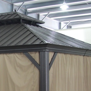 High Quality Outdoor Fireproof <strong>Fixed</strong> Hexagonal <strong>Gazebo</strong> for Sale - Product Image 5