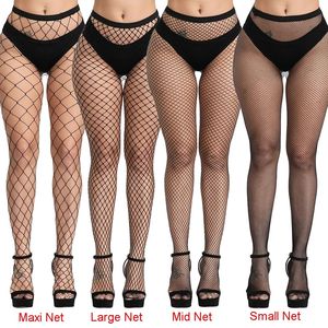 Collants Sexy en résille pour femmes, Lingerie en Nylon, collants en résille, pour boîte de nuit, grande taille - Product Image 3