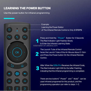 Clavier sans fil G20S Pro 2.4G avec pavé tactile et rétroéclairage, télécommande universelle pour <span class=keywords><strong>Smart</strong></span> TV, Android TV Box, <span class=keywords><strong>PC</strong></span>, <span class=keywords><strong>IPTV</strong></span> - Product Image 4