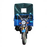Tricycle à essence personnalisé 150cc, grande capacité de chargement, rickshaw à essence robuste, tricycle à essence à usage intensif, moto motorisée