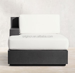 Meubles de jardin modernes en aluminium, coussins épais, chaise longue inclinable, canapés - Product Image 4