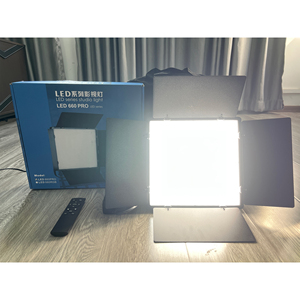 Bán hàng nóng Pro led660 ảnh studio Bảng điều chỉnh Đèn <span class=keywords><strong>LED</strong></span> video ánh sáng màu Nhiệt độ có thể điều chỉnh video sống Studio đèn - Product Image 5