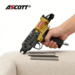 SC7C Pinza neumática de punta larga <span class=keywords><strong>para</strong></span> anillos C, <span class=keywords><strong>grapadora</strong></span> de anillos de cerdo y <span class=keywords><strong>grapadora</strong></span> de anillos de cerdo de 130 piezas, herramienta de clipado <span class=keywords><strong>para</strong></span> jaulas de alambre tipo C y resortes de colchón, pistola de clavos neumática - Product Image 3