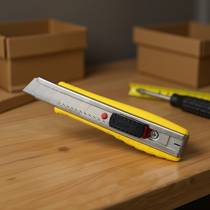 Cuchillo multiusos Stanley de 18 mm con cuchilla retráctil para cortes de precisión - Product Image 3