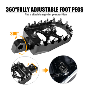 Para Harley Dyna Fatboy CNC aluminio personalizado motocicleta reposapiés para Street Bob Wide <span class=keywords><strong>Glide</strong></span> Sportster Iron 883 cuerpo - Product Image 2