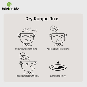 삶기 쉬운 저열량 타키 말린 곤약 쌀 도매 - Product Image 3