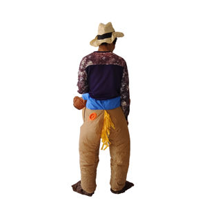 Costume de cheval de <span class=keywords><strong>cowboy</strong></span> <span class=keywords><strong>gonflable</strong></span> à monter (1,2-1,5 m) pour les fêtes costumées des enfants, cosplay - unisexe, couleur personnalisable - Product Image 6