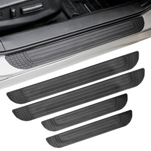 Kit universel d'autocollants <span class=keywords><strong>de</strong></span> protection <span class=keywords><strong>de</strong></span> <span class=keywords><strong>seuil</strong></span> <span class=keywords><strong>de</strong></span> <span class=keywords><strong>porte</strong></span> <span class=keywords><strong>de</strong></span> voiture en PVC, 4 pièces - Product Image 1