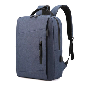 New Fashion Geometric Zipper Waterproof Softback Laptop <b>Backpack</b> with USB Anti-Theft <b>Nylon</b> Office Computer 20-39L - Product Image 4
