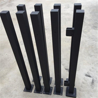 ZD Amovible En Acier Inoxydable Main Courante Balustrade D'escalier de Balustre Post