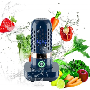 Customize mini Kitchen wireless charging vegetable cleaner Fruit And Vegetable Washer Fruits cleaning machine