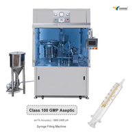 Ligne de production automatique de gel pré-rempli, machine de remplissage de seringues en verre