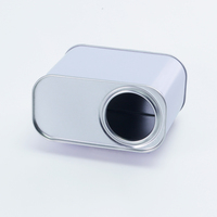 Boîtes carrées en fer blanc personnalisables de qualité alimentaire avec couvercle à vis en matériaux recyclés pour café, huile d'olive, lait, snacks, chocolat, sucre