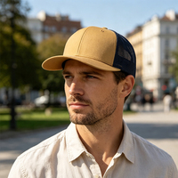 Gorra Trucker Ajustable de Malla con Parche Bordado 3D Hecho a Mano de 6 Paneles Estilo Streetwear al por Mayor