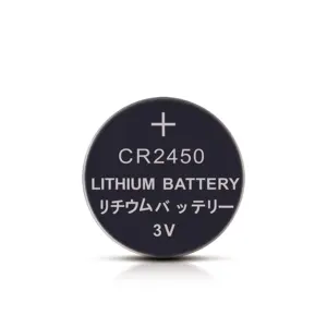 버튼 셀 3V CR2450 리튬 배터리 솔더 탭