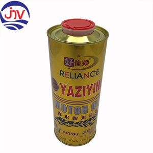 Bidon métallique rond en fer blanc de 1 kg de haute qualité pour huile moteur, fourni par un fournisseur OEM chinois, destiné aux bidons de lubrifiant - Product Image 2