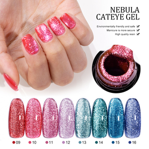 Preço de Fábrica, Amostras Grátis: Esmalte em Gel para Unhas 15ml, Livre de TPO/HEMA, Profissional UV, Efeito Olho de Gato Nebulosa - Product Image 2