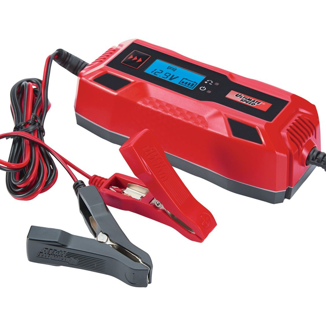 12V 24V 10A Smart Battery Charger Maintainer Repair Mode AGM Gel Lithium Lead Acid with Type-C USB