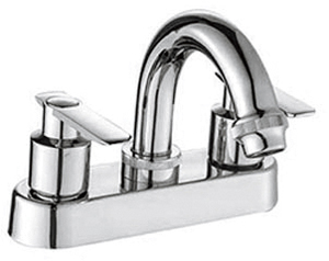 Robinet mélangeur en laiton à double poignée avec traitement de surface chromé Origine Chine Robinet de salle de bain - Product Image 5