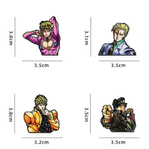 Pin de esmalte de hierro de JoJo's Bizarre Adventure: Jotaro Kujo, Giorno Giovanna, Dio, <span class=keywords><strong>Kira</strong></span> Yoshikage. Broche, insignia y decoración para mochila y solapa. - Product Image 5