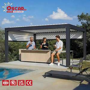 <span class=keywords><strong>Abri</strong></span> <span class=keywords><strong>de</strong></span> piscine rétractable et imperméable avec rideaux et stores chauds, pergola <span class=keywords><strong>de</strong></span> <span class=keywords><strong>jardin</strong></span>, resort - Product Image 1