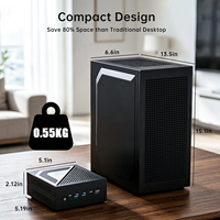 Mini PC Ryzen AI 9 HX470 OCuLink de 16 Núcleos, DDR5 de 64 GB, PCIe 4.0, SSD de 2 TB, LAN Dual de 2.5G, Computadora para Juegos con IA para Pedidos al por Mayor de OEM