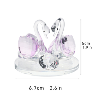 Regali di <span class=keywords><strong>cigno</strong></span> di cristallo K9 di alta qualità nuovo modello personalizzato figurine animali prezzo di fabbrica souvenir di nozze altri oggetti di cristallo - Product Image 6