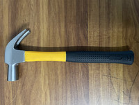 Outil de dénudage de câbles OEM de haute qualité avec poignée en fibre de verre 45 #   Tête de marteau à griffes en acier pour le bricolage, le travail du bois et la construction