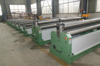 Machine à cintrer les tôles mécanique symétrique W11, modèle W11-6X2000, en acier au carbone, 4 rouleaux, moteur 4kW, structure avancée, qualité supérieure