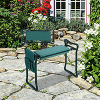 Tabouret de jardin pliable antidérapant ambidextre portable RTS, chaise de genouillère multi-usages pour extérieur avec fermeture à boucle, fabriqué en matériaux durables