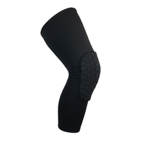 Genouillères réglables en silicone et spandex, manches élastiques et respirantes, pour le basket-ball, 2 pièces de quantité minimale de commande