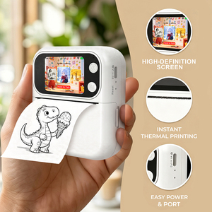 Mini Impresora Térmica M13 con IA, 200 DPI, 1200 mAh, Pantalla HD de 2.0'', Impresora Portátil sin Tinta para Niños, Arte Creativo, Juguete con WIFI - Product Image 4
