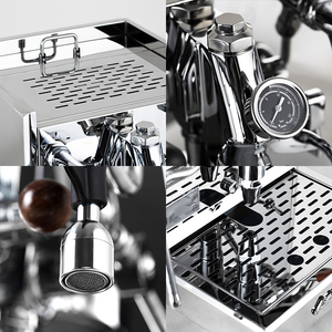 Machine à café expresso commerciale manuelle multifonctionnelle CRM3035 avec moulin à café et chaudière E61 – Offre spéciale - Product Image 1