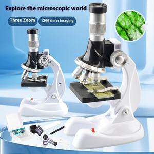 국경 간 소스 소형 과학 공학 장난감 1200x 어린이 교육 세트 돋보기 포함 - Product Image 2