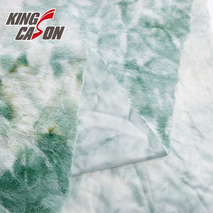 KINGCASON Usine Directe Haute Qualité <span class=keywords><strong>Vente</strong></span> Conceptions Personnalisées Brossé 250gsm 1.6m Mélange 100% Polyester Fausse <span class=keywords><strong>Fourrure</strong></span> Tissu pour Couverture - Product Image 3