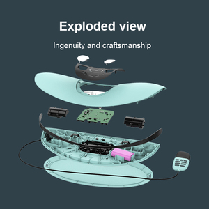 Electroterapia eléctrica vibratoria, dispositivo de estiramiento de espalda inflable, masajeador de tracción <span class=keywords><strong>Cervical</strong></span> y Lumbar con calor, novedad - Product Image 4