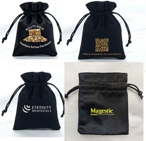 2700356 Vente en gros de pochettes à cordon en velours avec logo personnalisé, sacs anti-poussière, sacs cadeaux, emballages pour téléphones portables, tablettes, bijoux et accessoires - Product Image 2