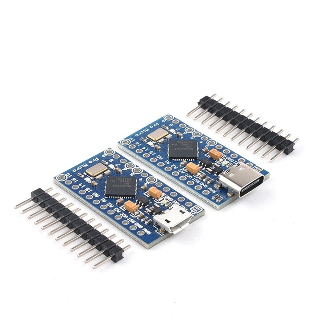 High Quality ATMEGA32U4 Pro Micro Development Board 5V/16m Module Universal Serial Bus Updater Board with Type-c Interface