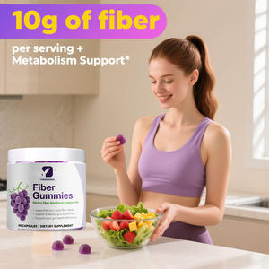 Suplemen nutrisi serat makanan pabrik mendukung Gut sehat untuk kebutuhan serat sehari-hari Anda Gummies - Product Image 4