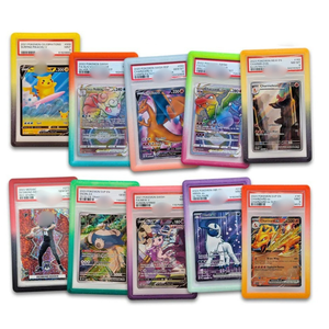 Protection de carte en silicone TPU pour carte à collectionner, avec paillettes multicolores (2, 3, 4 couleurs), 35 points, pour PSA BGS SGC - Product Image 1