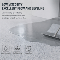 Peinture et revêtement époxy sans solvant Xiutuo XT-319 avec sable coloré auto-nivelant (semi-flottant) pour sols en béton
