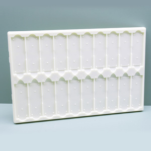 Huida Glass Slide Drying Board 20-Slide <b>ABS</b> Milky White Laboratory Microplate - Product Image 1