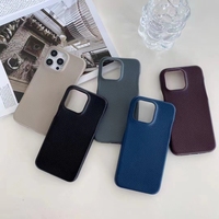 Top vente en gros conception antichoc pour Iphone 16 Pro Max couverture de téléphone portable coque de téléphone en cuir Pu pleine fleur de luxe