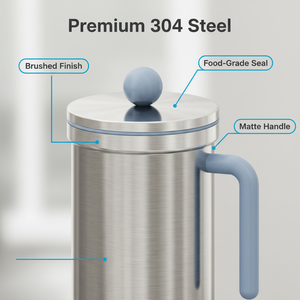 Conteneur à déchets alimentaires en vrac de 3 L, design anti-odeur, support de comptoir portable avec poignée pour <span class=keywords><strong>la</strong></span> cuisine, poubelle à compost en acier inoxydable - Product Image 2