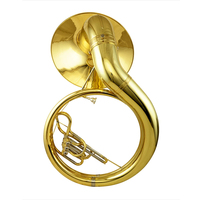 SLADE Factory Brass Musical Bb Sun Hug Bugle 66cm Horn Bass Tuba Sousaphone