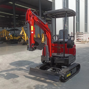 Livraison gratuite Mini pelle 1.5T avec chenilles en caoutchouc pour moteur Kubota en option adaptées à diverses occasions et à une cabine configurable - Product Image 1