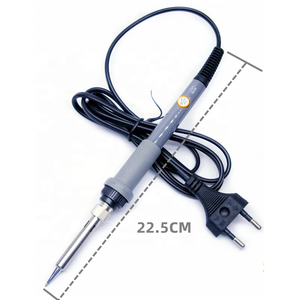 <span class=keywords><strong>Soldador</strong></span> Eléctrico <span class=keywords><strong>de</strong></span> 60W con Cabezal Gris Reemplazable y Empuñadura Tipo Pluma, <span class=keywords><strong>Soldador</strong></span> <span class=keywords><strong>de</strong></span> Mesa <span class=keywords><strong>de</strong></span> Bajo <span class=keywords><strong>Precio</strong></span> <span class=keywords><strong>para</strong></span> Reparaciones, Incluye 5 Puntas <span class=keywords><strong>de</strong></span> Soldadura <span class=keywords><strong>para</strong></span> la UE - Product Image 4