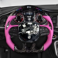 Volant de rechange pour Dodge Charger Challenger GT SRT RAM Trucks Sports avec volant en Fiber de carbone Led