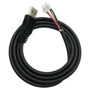 Cable usb personalizado de 3,7 v a jst, arnés de 5 pines 1,25 con conector molex jst sm